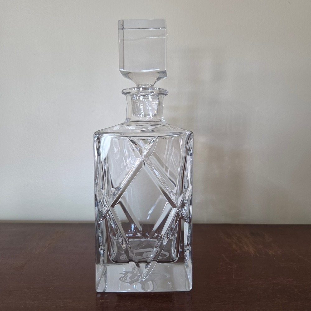 Waterford Short Stories Olann Crystal Decanter Clear Square New with Box